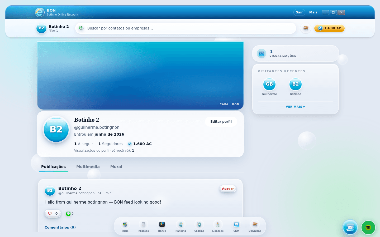 Perfil de utilizador